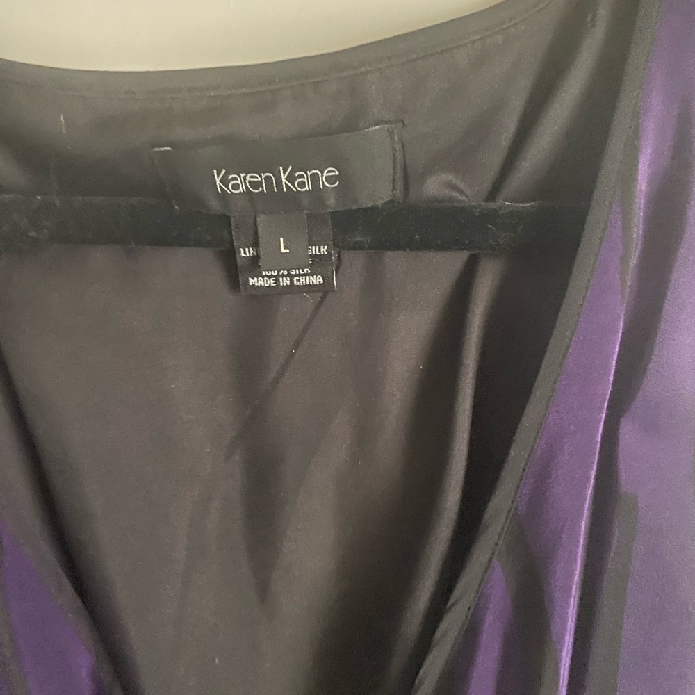 Karen Kane Deep Purple Silk Garment